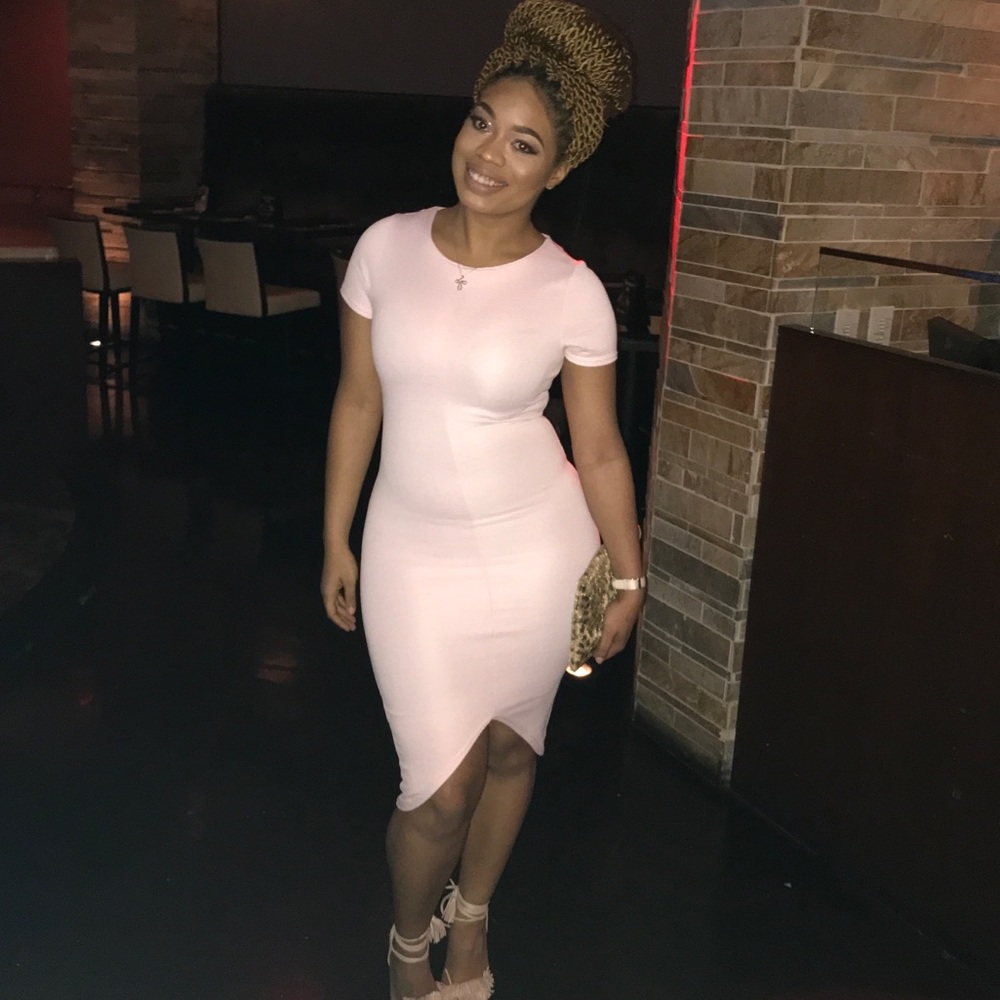 Pink Midi Dress